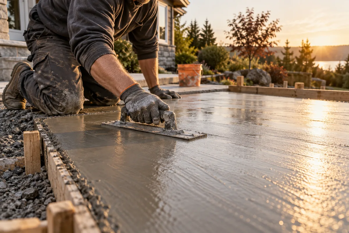 concrete industry scene