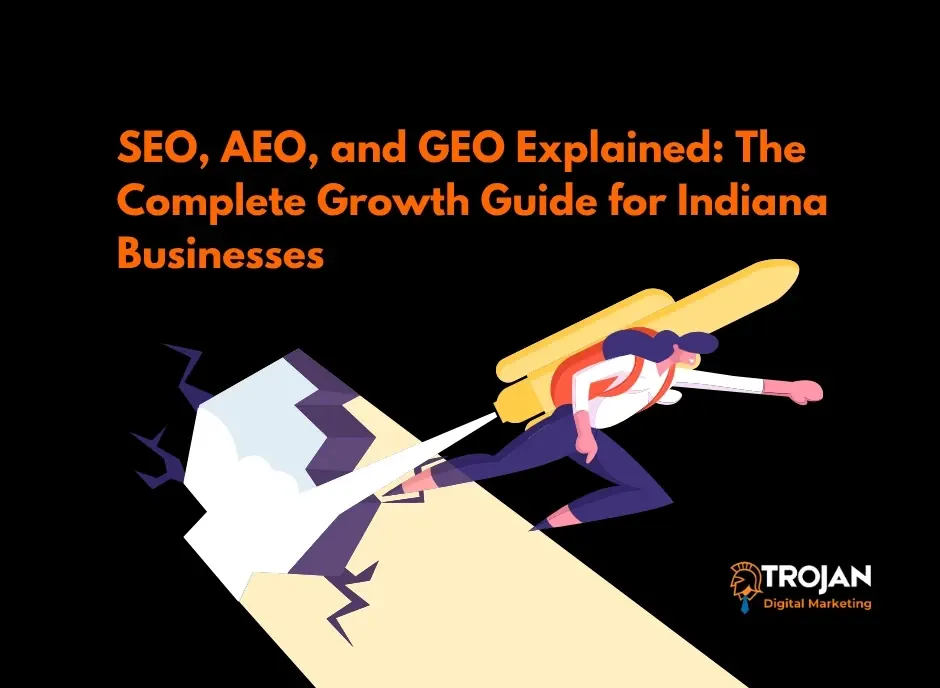 SEO, AEO, and GEO Explained: The Complete Growth Guide for Indiana Businesses