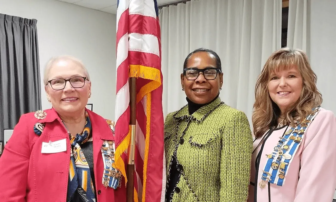American Veteran Services Corp members at an event