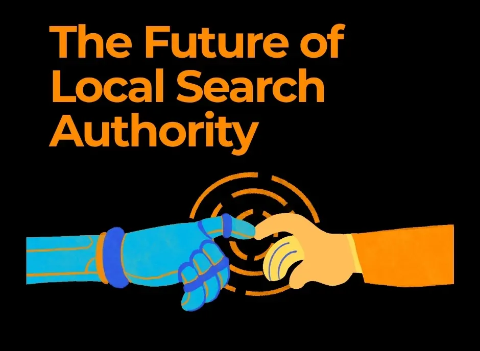 Illustration about the future of local search