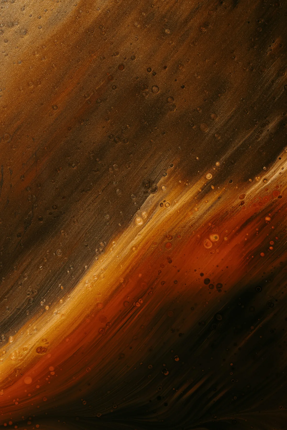 Abstract copper and orange textured background